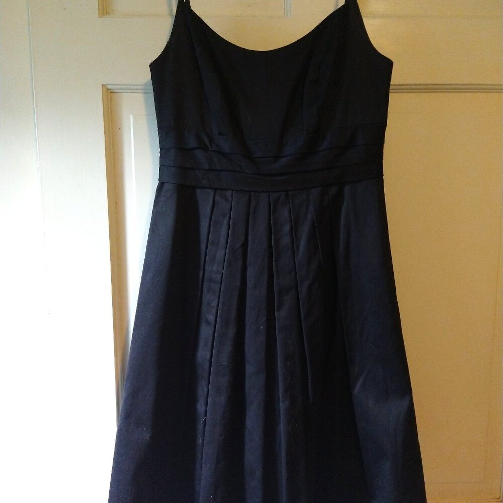 David's Bridal Women's Dress Size 4 Black Solid Fit & Flare